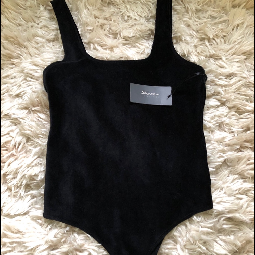 black velvet body suit